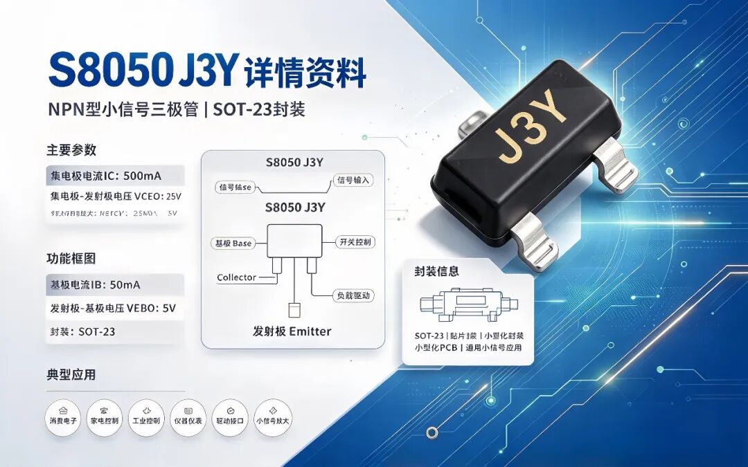 TDSEMIC S8050 三極管