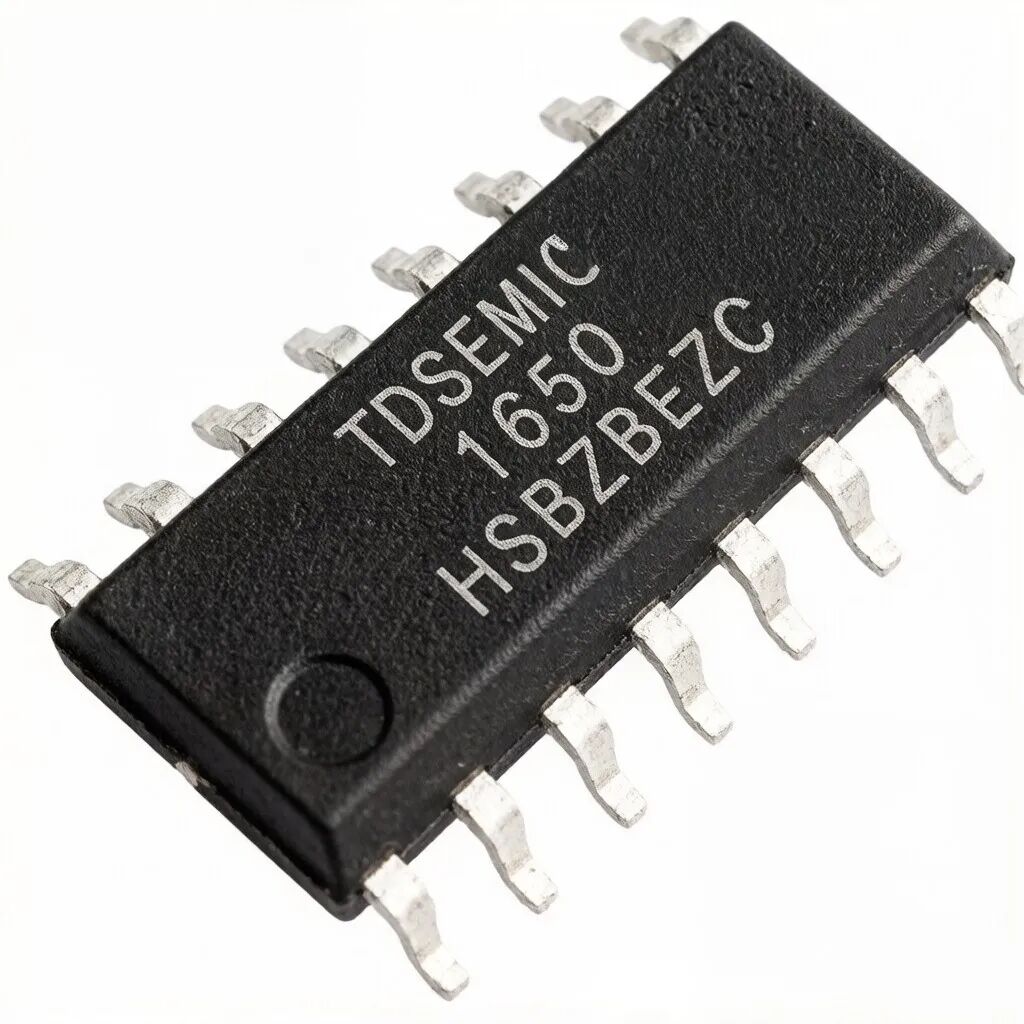 TDSEMIC 一HTM1650-TD SOP-16 如何同時管好數碼管顯示和按鍵輸入？